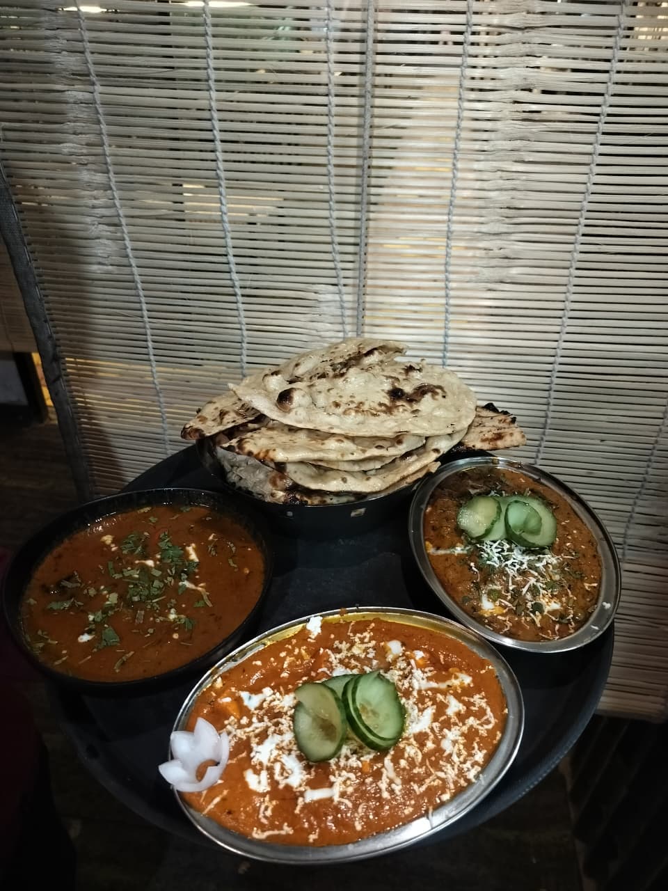 Swad ki Mehfil restaurant interior with elegant Mughlai decor in Indore